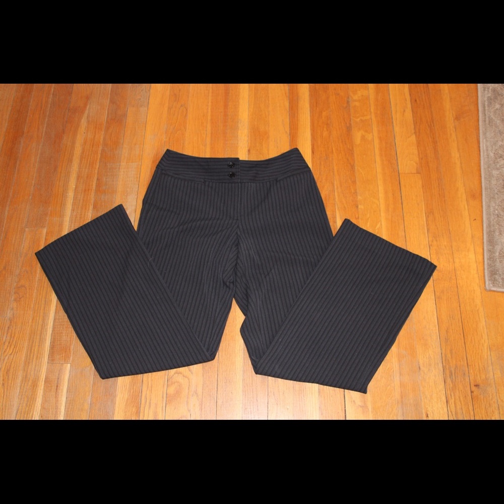 Apt 9 Maxwell Blue/Black Pin Stripe Trouser Pant 6